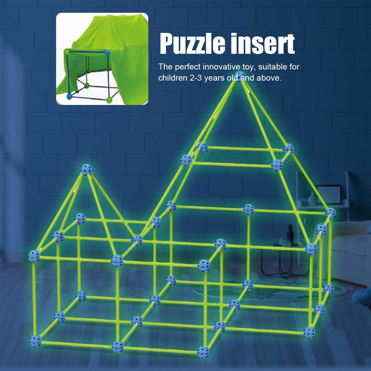 PRIMPVISION™ Fort Building Set