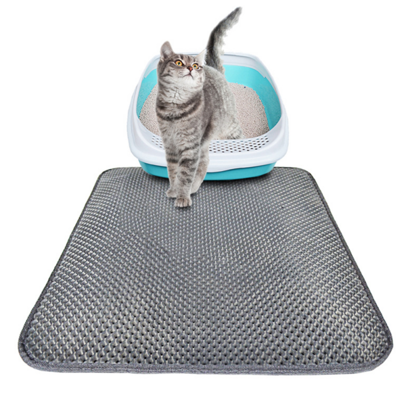 PRIMPVISION™ CleanKitty Litter Mat