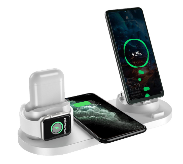 PRIMPVISION™ 6 in 1 Wireless Fast Charging Dock Station