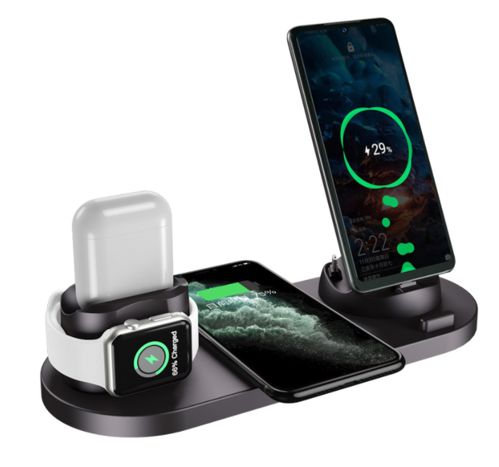 PRIMPVISION™ 6 in 1 Wireless Fast Charging Dock Station