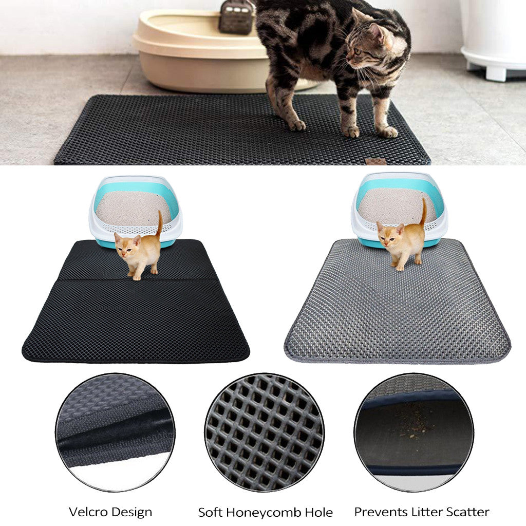 PRIMPVISION™ CleanKitty Litter Mat