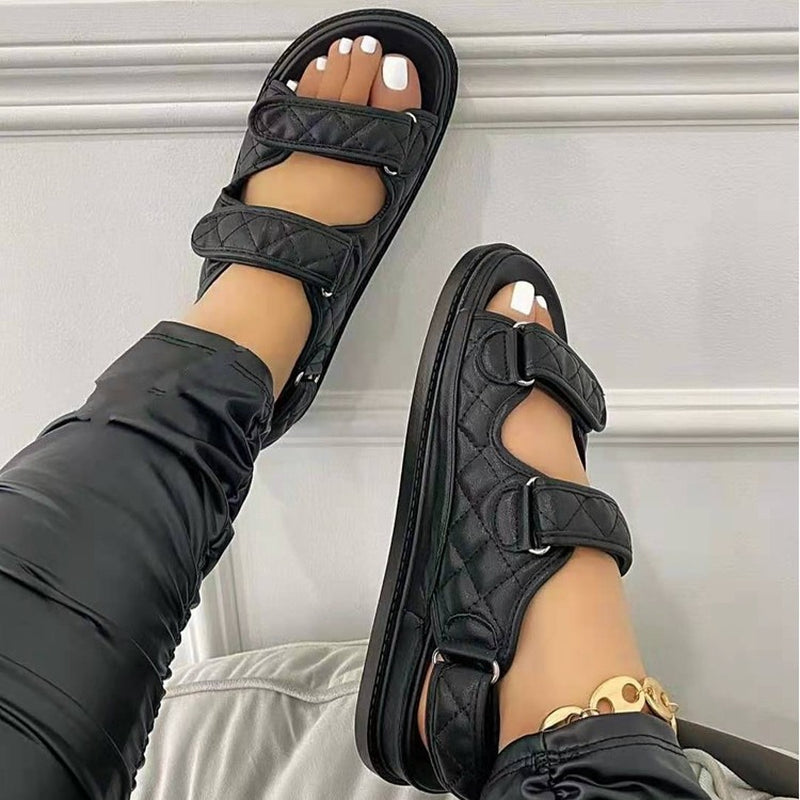 Velcro luxury Women Sandals