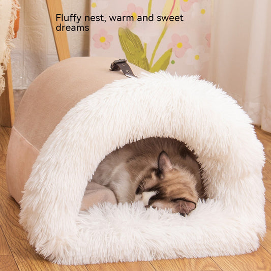 PRIMPVISION™  Winter Bed Nest For Pets