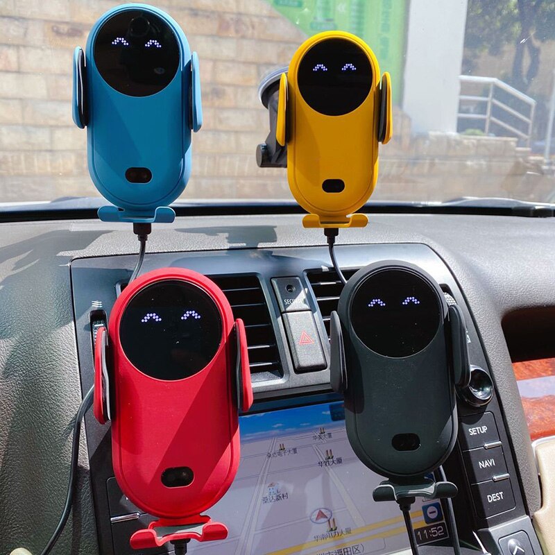 PRIMPVISION™ Wireless Charger Car Mount, Infrared Smart Sensor